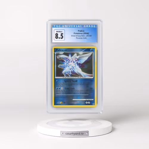 2008 Great Encounters #26/106 Palkia - Reverse Holo (CGC 8.5 NM-MT+)