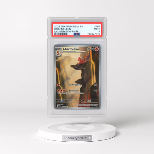 2023 Pokémon Mew EN-151 #169 Charmeleon - Illustration Rare (PSA 9 MINT)