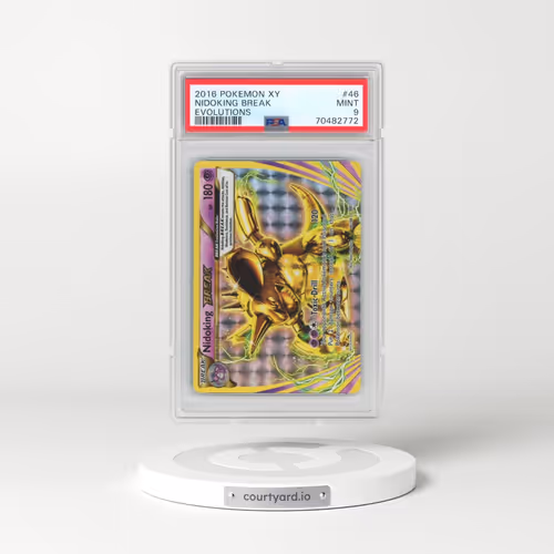 2016 Pokémon XY Evolutions #46 Nidoking Break (PSA 9 MINT)