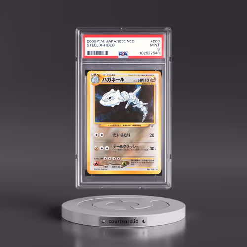 2000 Pokémon Neo #208 Steelix - Holo (PSA 9 MINT)