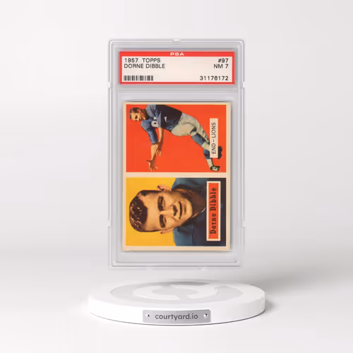 1957 Topps #97 Dorne Dibble (PSA 7 NM)