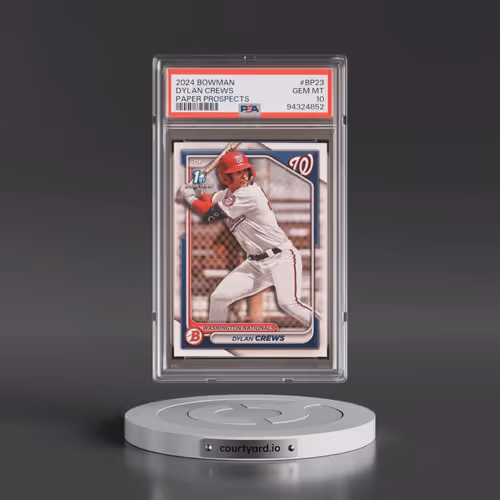 2024 Bowman Paper Prospects #BP23 Dylan Crews (PSA 10 GEM MINT)