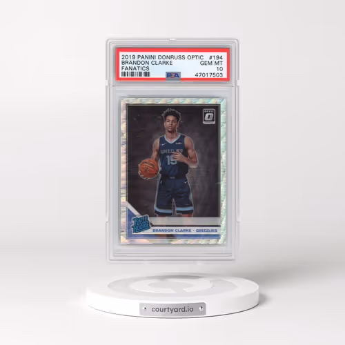 2019 Panini Donruss Optic #194 Brandon Clarke - Fanatics (PSA 10 GEM MINT)