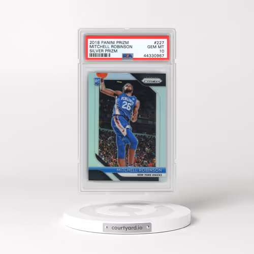 2018 Panini Prizm #227 Mitchell Robinson - Silver Prizm (PSA 10 GEM MINT)