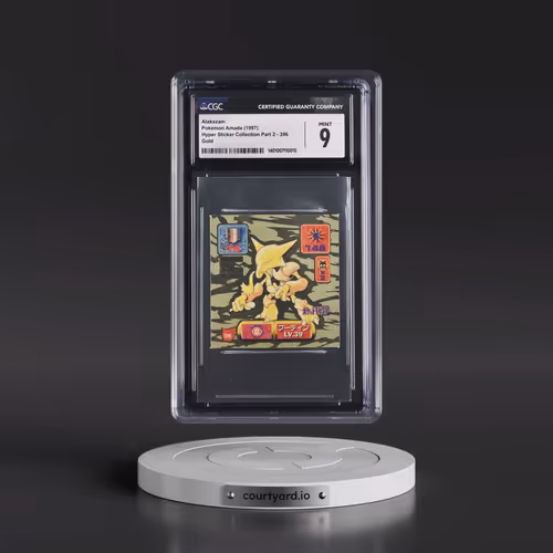 1997 Hyper Sticker Collection Part 2 (1997) #396 Alakazam - Gold (CGC 9 MINT)