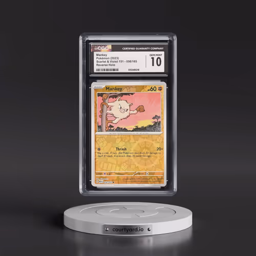 2023 Scarlet & Violet 151 - MEW EN #056/165 Mankey - Reverse Holo (CGC 10 GEM MINT)