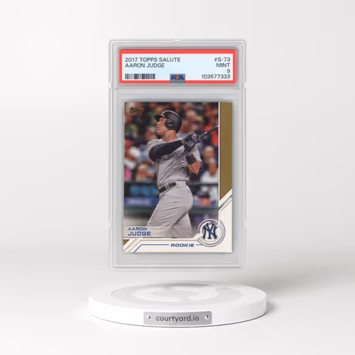 2017 Topps Salute #S-73 Aaron Judge (PSA 9 MINT)