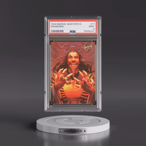 1994 Marvel Masterpieces #71 Mandarin (PSA 9 MINT)