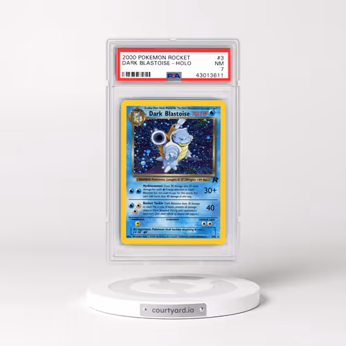 2000 Pokémon Rocket #3 Dark Blastoise - Holo (PSA 7 NM)