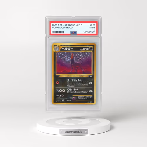 2000 Pokémon Neo 3 #229 Houndoom - Holo (PSA 9 MINT)