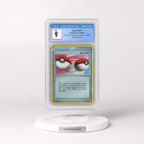 2004 EX Team Magma Vs Team Aqua #72/95 Dual Ball - Reverse Holo (CGC 9 MINT)