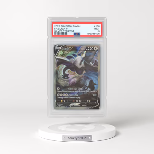 2022 Pokémon Sword & Shield Silver Tempest #186 Lugia V - Holo Full Art (PSA 9 MINT)