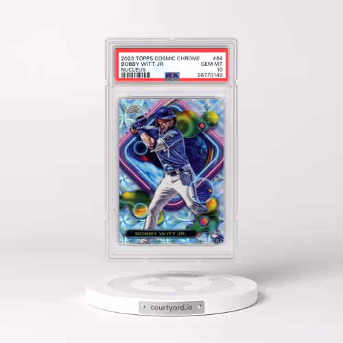 2023 Topps Cosmic Chrome #64 Bobby Witt Jr. - Nucleus Refractor (PSA 10 GEM MINT)