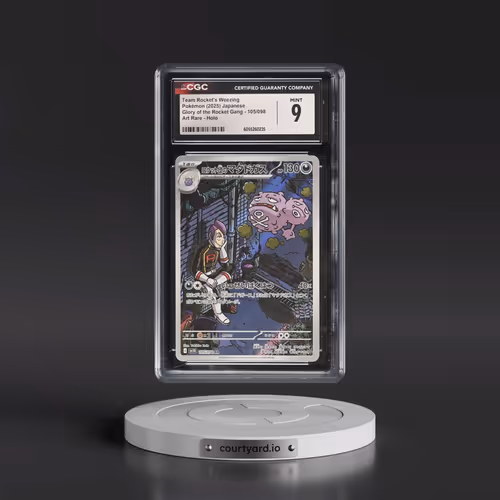 2025 Glory of the Rocket Gang - sv10 #105/098 Team Rocket's Weezing - Art Rare Holo (CGC 9 MINT)