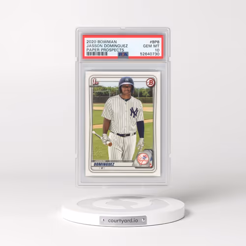 2020 Bowman Paper Prospects #BP8 Jasson Dominguez (PSA 10 GEM MINT)