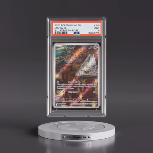 2023 Pokémon Svi EN-Scarlet & Violet #210 Drowzee - Illustration Rare (PSA 9 MINT)