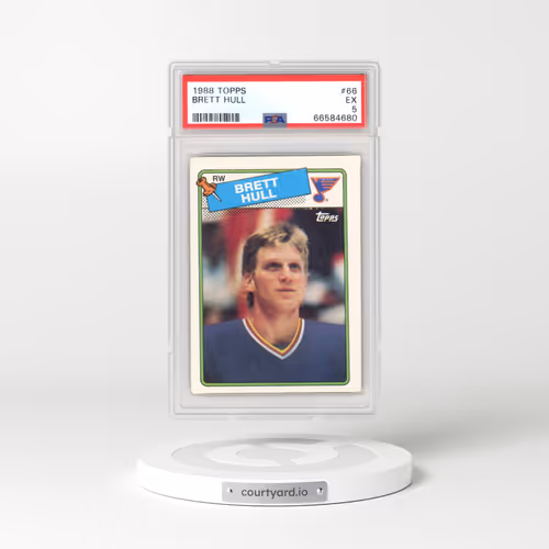 1988 Topps #66 Brett Hull (PSA 5 EX)
