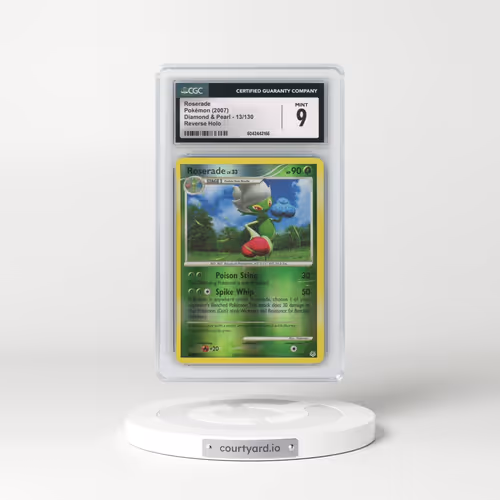2007 Diamond & Pearl #13/130 Roserade - Reverse Holo (CGC 9 MINT)