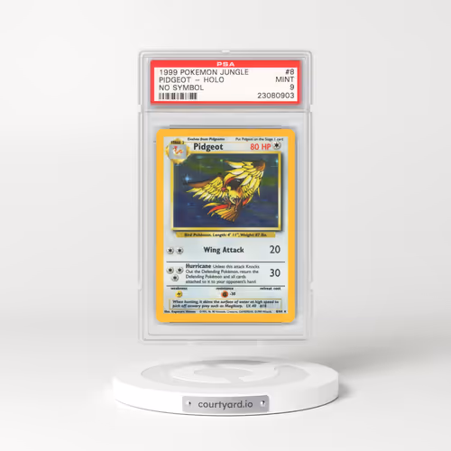 1999 Jungle #8 Pidgeot - Holo No Symbol (PSA 9 MINT)