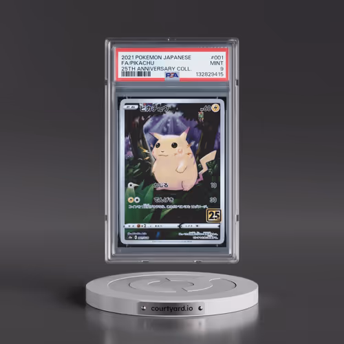 2021 Pokémon 25th Anniversary Collection #001 Pikachu - Full Art (PSA 9 MINT)