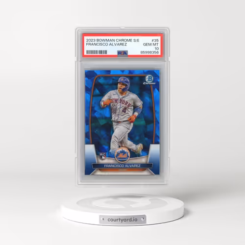 2023 Bowman Chrome Sapphire Edition #35 Francisco Alvarez (PSA 10 GEM MINT)