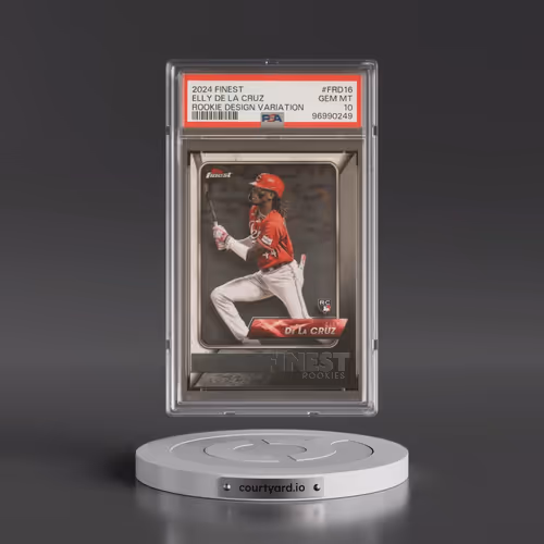 2024 Topps Finest Finest Rookie Design Variation #FRD16 Elly de La Cruz (PSA 10 GEM MINT)