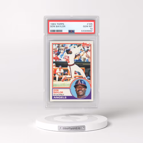 1983 Topps #105 Don Baylor (PSA 10 GEM MINT)