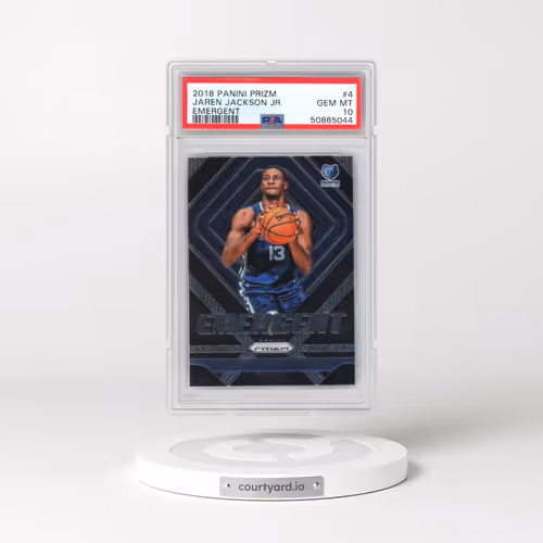 2018 Panini Prizm Emergent #4 Jaren Jackson Jr. (PSA 10 GEM MINT)