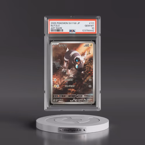 2025 Pokémon Sv11w-White Flare #111 Blitzle - Art Rare (PSA 10 GEM MINT)