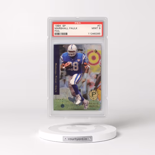 1994 SP #3 Marshall Faulk - Foil (PSA 9 MINT)