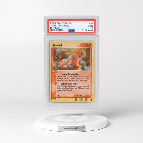 2003 EX Dragon #12 Torkoal - Holo (PSA 9 MINT)