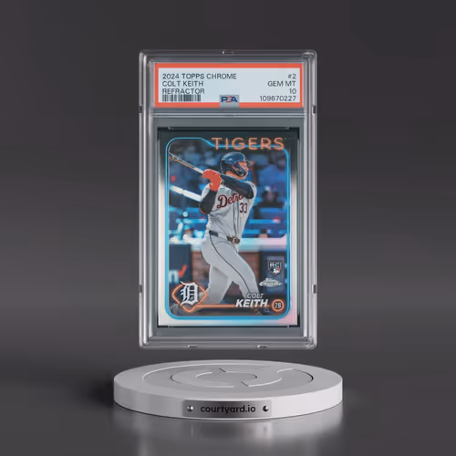 2024 Topps Chrome #2 Colt Keith - Refractor (PSA 10 GEM MINT)