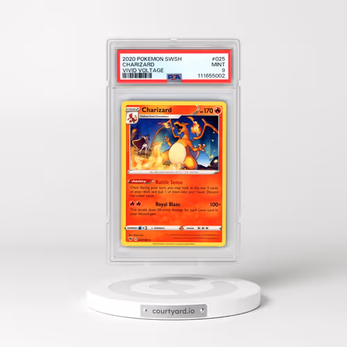 2020 Pokémon Sword & Shield Vivid Voltage #025 Charizard (PSA 9 MINT)