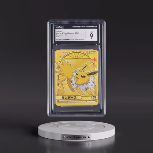 2023 Scarlet & Violet Stickers (Marumiya Archway BG) - Japanese #31 Jolteon - Holo (CGC 9 MINT)