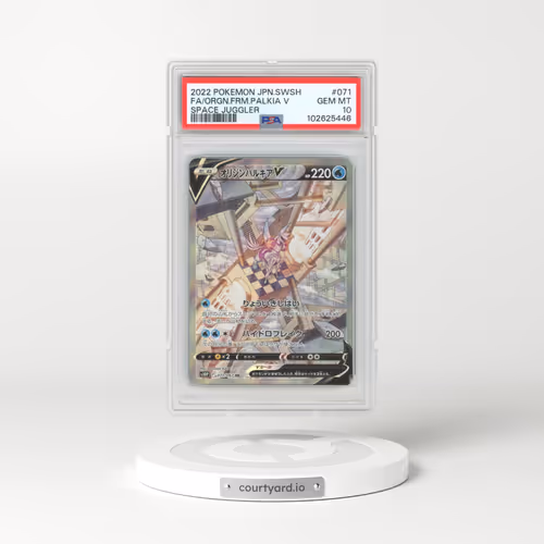 2022 Pokémon Sword & Shield Space Juggler #071 Origin Forme Palkia V - Holo Full Art (PSA 10 GEM MINT)