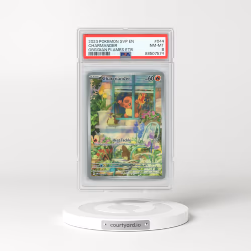 2023 Pokémon Svp EN-SV Black Star Promo #044 Charmander - Obsidian Flames Elite Trainer Box (PSA 8 NM-MT)