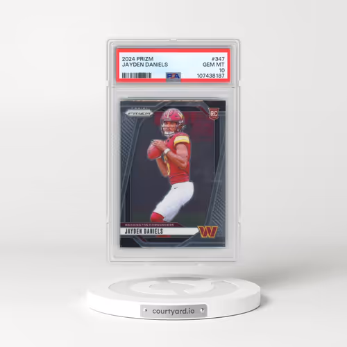 2024 Panini Prizm #347 Jayden Daniels (PSA 10 GEM MINT)