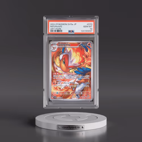 2024 Pokémon Sv5a-Crimson Haze #070 Infernape - Art Rare (PSA 10 GEM MINT)