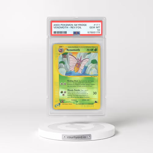 2003 Pokémon Skyridge #111 Venomoth - Reverse Foil (PSA 10 GEM MINT)