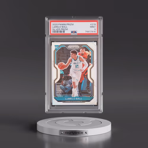 2020 Panini Prizm #278 LaMelo Ball - Silver Prizm (PSA 9 MINT)