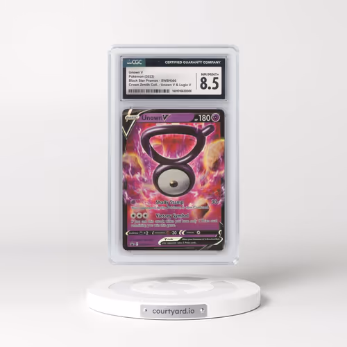 2017 Black Star Promos - Sword & Shield #SWSH300 Unown V - Holo Crown Zenith Coll. - Unown V & Lugia