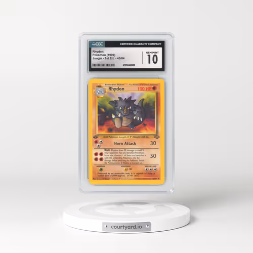1999 Jungle #45 Rhydon - 1st Edition (CGC 10 GEM MINT)