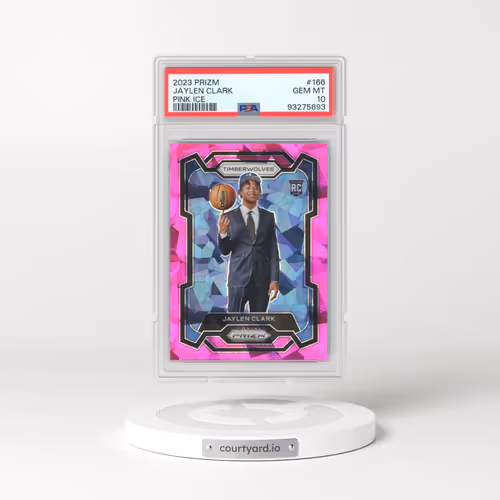 2023 Panini Prizm #166 Jaylen Clark - Pink Ice (PSA 10 GEM MINT)