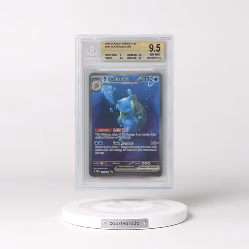 2023 Scarlet & Violet 151 - MEW EN #200 Blastoise ex - Special Illustration Rare (Holo) (BGS 9.5 GEM