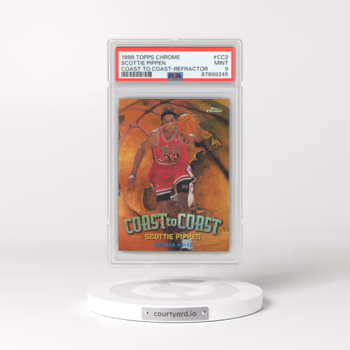 1998 Topps Chrome Coast to Coast #CC2 Scottie Pippen - Refractor (PSA 9 MINT)