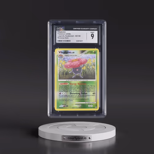2008 Legends Awakened #45/146 Vileplume - Reverse Holo (CGC 9 MINT)