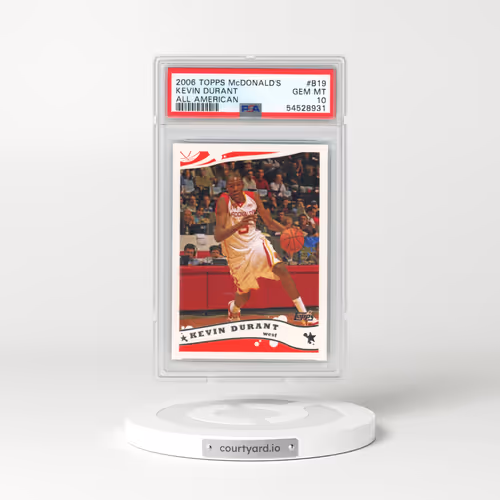 2006 Topps McDonald's All American #B19 Kevin Durant (PSA 10 GEM MINT)