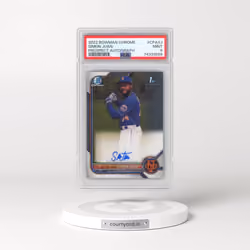 2022 Bowman Chrome Prospect Autographs #CPASJ Simon Juan (PSA 9 MINT)