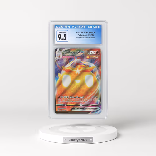 2019 Fusion Strike #045 Cinderace VMAX - Full Art Holo (CGC 9.5 GEM MINT)