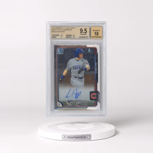 2015 Bowman Chrome Draft Draft Pick Autographs #BCAIH Ian Happ (BGS 9.5 GEM MINT)